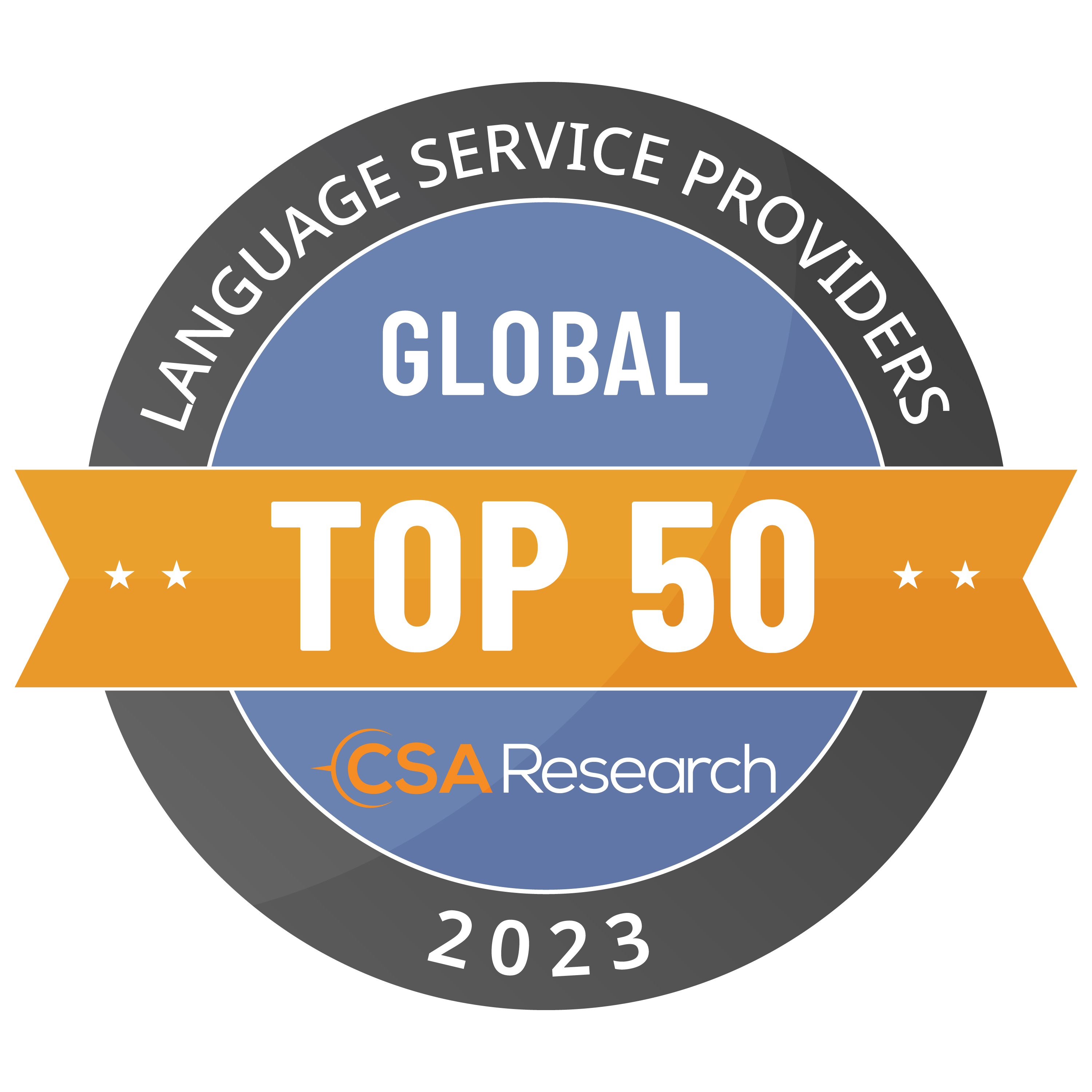 CSA Research Badge Top 50 Global